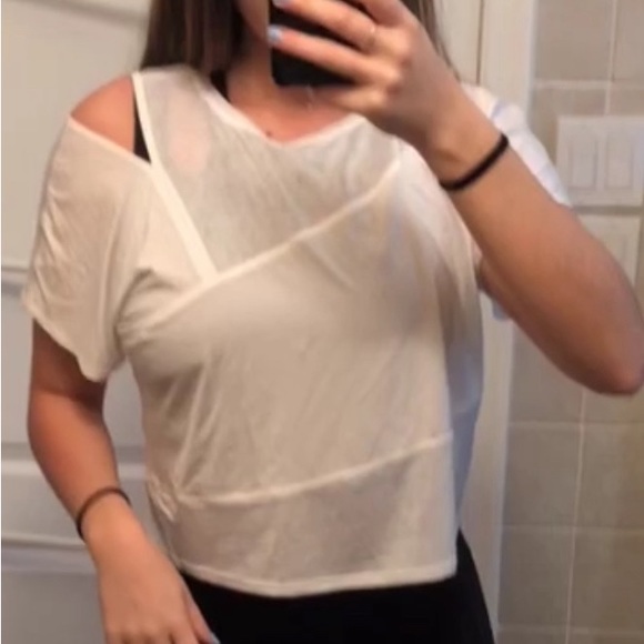 Lululemon No Inhibitions tee white 8 - Picture 6 of 6